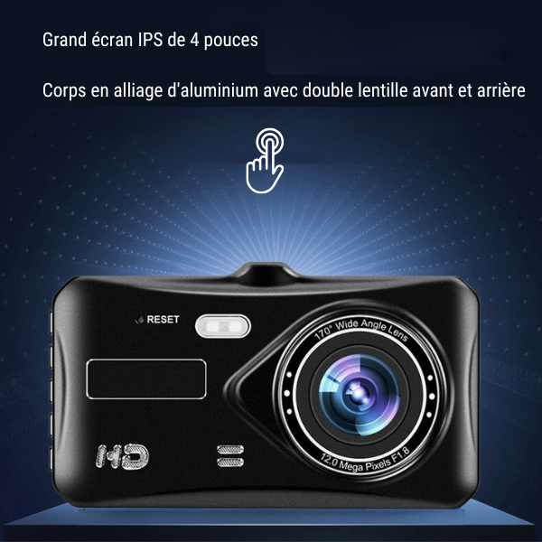 Dashcam Caméra Embarquée de Voiture avec Écran Tactile